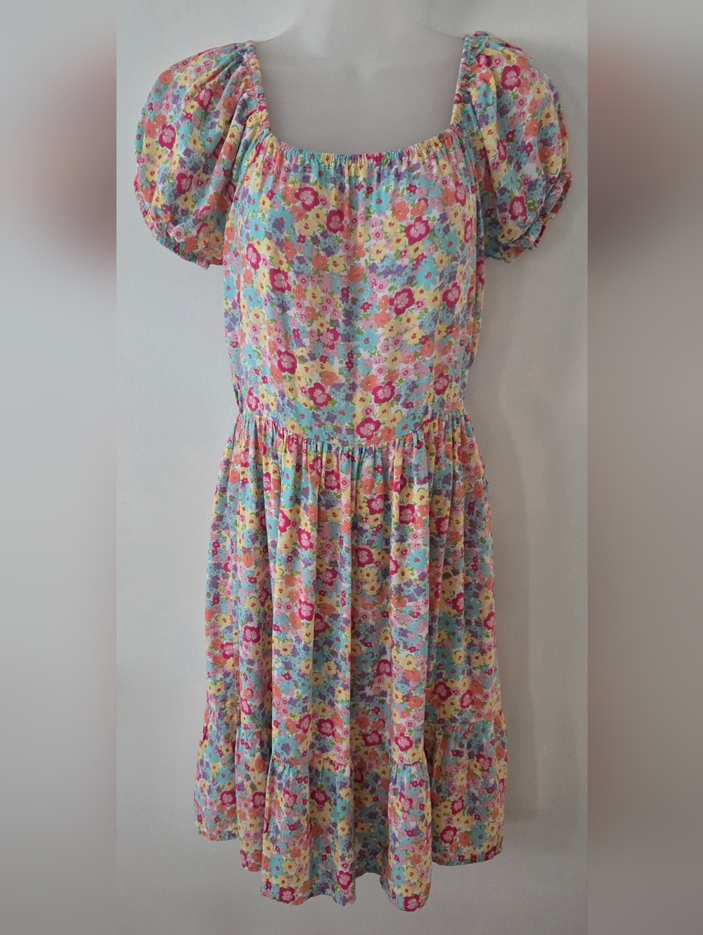 Womens Floral Print Dress Sz Small Multicolor From The Mommy And Me Collection